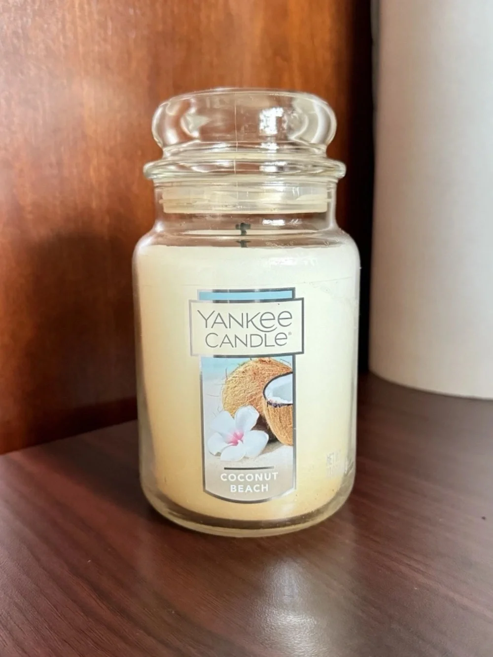 22 Oz. Yankee Candle Coconut Beach Fragrance 1 Wick Jar Candle